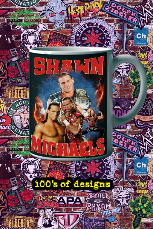 Shawn Michaels 11oz Mug | Pro Wrestling | Shawn Michaels Design | Collector's Item