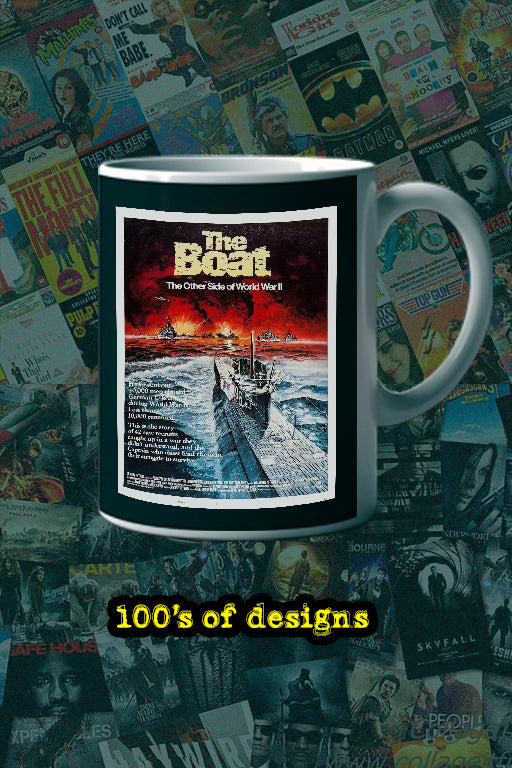 The Boat 11oz Mug Featuring Lead Actor's Name | Film Memorabilia | Unique Design