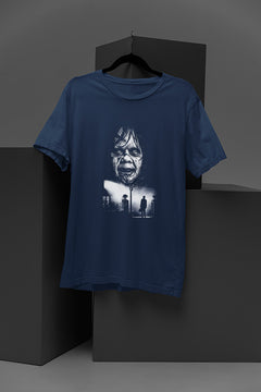 "Horror The Exorcist | Vintage Scary Graphic Tee | Halloween Costume Gift"