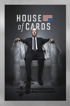 House of Cards Kevin Spacey Premium Gloss Poster | TV Show Design Frank Underwood Etsy Shopify Art Print