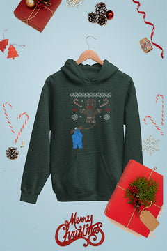 "Cookie Monster Christmas Chaos" | Sesame Street | Kids Christmas Ugly Hoodie