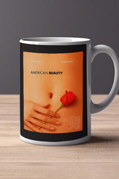 American Beauty 11oz Mug Kevin Spacey Annette Bening Film Memorabilia | Vintage Poster Design