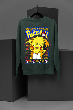 UGLY Pikachu Christmas Cheer | Festive Pokemon Ugly Sweatshirt Trend | Retro Pikachu Holiday Vibes