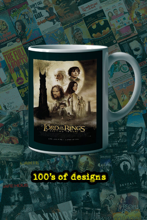 LOTR The Two Towers 11oz Mug | Film Memorabilia | LOTR The Two Towers Design | Frodo Baggins Mug