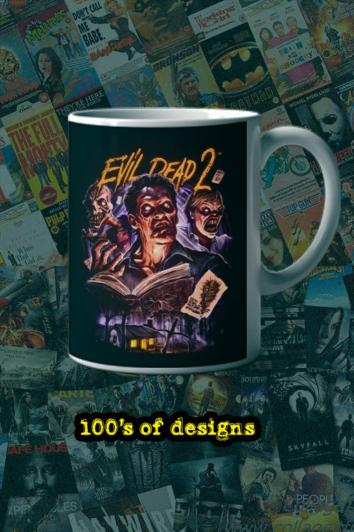 Halloween Evil Dead 2 11oz Mug | Horror Film | Evil Dead 2 Design | Horror Movie Merch | Spooky Coffee Cup | Retro Movie Poster Mug