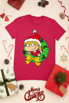 KIDS UGLY Angelica's Christmas Chaos Tee | Rugrats Angelica | Kids Christmas U