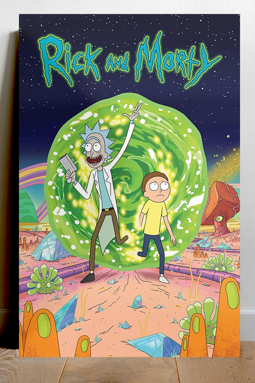 Rick and Morty Poster | Premium Gloss | Rick Sanchez | TV Show Design