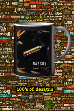 Narcos 11oz Mug | Narcos Poster Design | Featuring Lead Actor Name