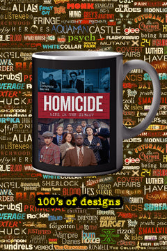 Homicide 11oz Mug | Detective Frank Pembleton | TV Show Memorabilia ~ Homicide Design ~ Peterrieservoir Dogs, Law and Order, True Detective,murder,crime	scene,thriller,detective Showmuertos