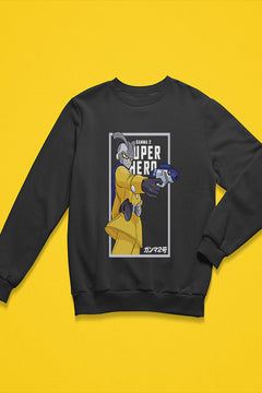 Gama 2 Super Hero Sweatshirt | Dragon Ball Z Manga Shirt | Anime Graphic Top