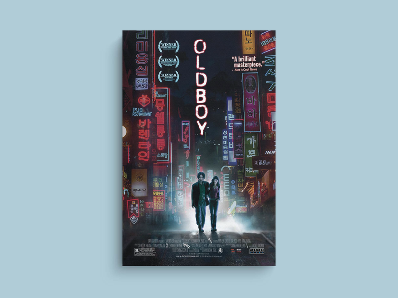 Oldboy Canvas Print | Film Poster Art | Choi Min-sik | Classic Korean Movie | Movie Memorabilia | Cult Film Print