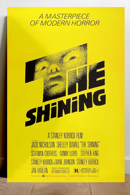 The Shining Jack Nicholson Gloss 24x36 inch Poster | Horror Movie Wall Art | Stanley Kubrick Film Print | Retro Cinema Decor | Scary Film Aesthetic | Cult Classic Artwork