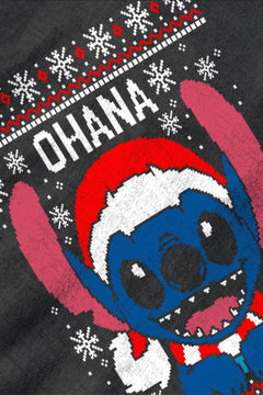 KIDS UGLY Ohana Christmas T-Shirt | Lilo and Stitch Ugly Sweater Design