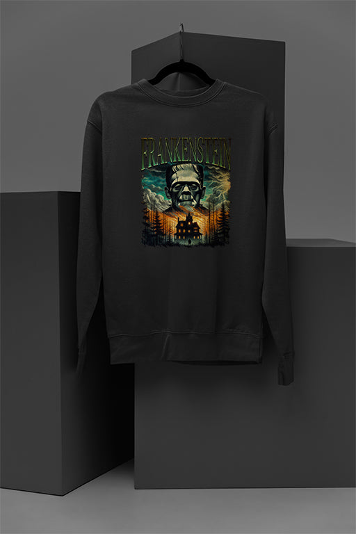 Horror | Frankenstein Knit | Cozy Pullover | Warm Sweater | Halloween