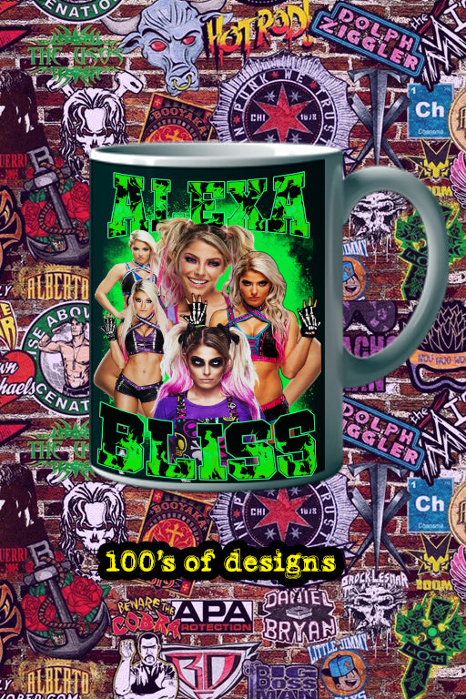 Alexa Bliss 11oz Mug | Pro Wrestling | WWE Superstar Design