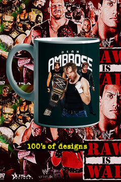 DEAN AMBROSE 11oz Mug | WWE Superstar DEAN AMBROSE Coffee Cup Photo | Wrestling Fans Gift | Dean Ambrose Collectible Mug