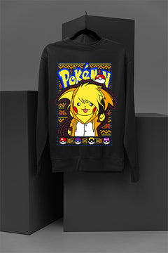 UGLY Pikachu Christmas Cheer | Festive Pokemon Ugly Sweatshirt Trend | Retro Pikachu Holiday Vibes