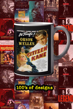 Citizen Kane 11oz Mug Poster Vintage Film Memorabilia Orson Welles Coffee Cup Collectible Art Hollywood Classic | Film Memorabilia | Citizen Kane Design