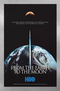 From the Earth to the Moon Tom Hanks Premium Gloss Poster | TV Show Design Art Print | Collector's Item Home Decor