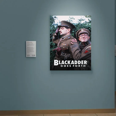 Blackadder Goes Forth Canvas Print | Cunning Designs with Rowan Atkinson