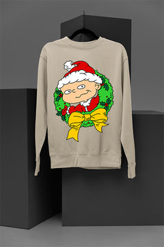 UGLY Retro Rugrats Phil Christmas Sweatshirt | 90s Cartoon Holiday Sweater | Phil DeV