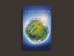 Planet Earth Canvas Print | Stunning Design Featuring Sir David Attenborough | TV Show Nature Art | Wildlife Decor for Home | Unique Gift Idea