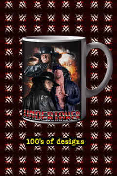 UNDERTAKER 11oz Mug | Pro Wrestling Legend Photo Design