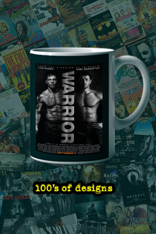 Warrior 11oz Mug | Film Memorabilia Poster | Warrior Design | Lead Actor's Name