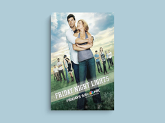 Friday Night Lights Canvas Print featuring Kyle Chandler | Connie Britton | TV Show Design