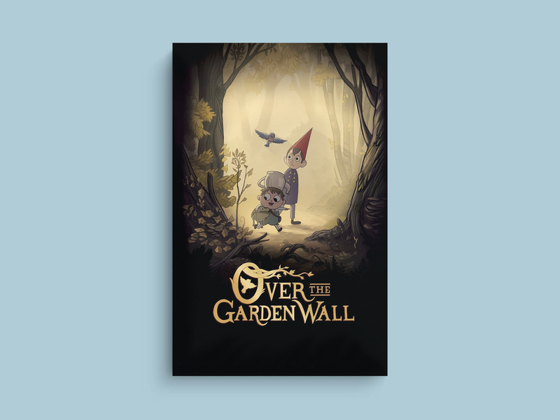 Over the Garden Wall Canvas Print - Wirt | Greg | TV Show Decor | Wall Art | Home Office | Gift | Cartoon Poster | Animated Series | Fan Art