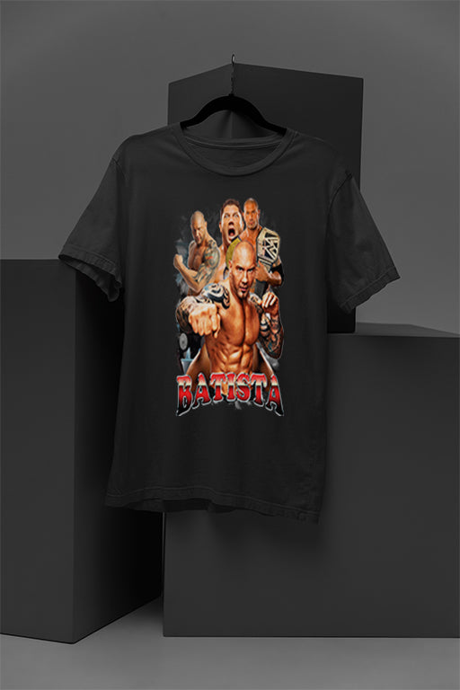 Batista WWE | Vintage Attitude Era Wrestling T-Shirt | Iconic WWE Superstar Merch
