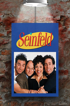 Seinfeld Jason Alexander Kramer Michael Richards Gloss Poster | TV Show Memorabilia Wall Art Print | Festivus Gift Idea for Fans