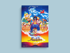 Aladdin Canvas Print | Film | Genie | Jasmine | Aladdin Design