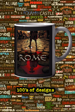 Rome 11oz Mug | TV Show Rome Design | Julius Caesar and Mark Antony Mug