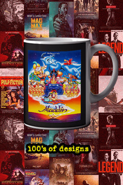 Aladdin 11oz Mug Poster Design | Film Memorabilia - Aladdin, Lead Actor's Name