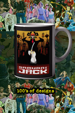 Samurai Jack 11oz Mug featuring stylish design | Samurai Jack Poster Print | TV Show Memorabilia Samuel L. Jackson