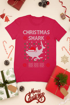 KIDS UGLY Christmas Shark | Kids Christmas Ugly Design | Festive Holiday Apparel | Trend