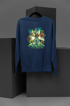 Horror Friday the 13th Cozy Pullover Sweatshirt | Graffiti Style | Warm Halloween Attire