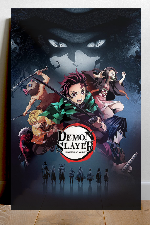 Demon Slayer Tanjiro Kamado Premium Gloss Poster | TV Show Demon Slayer Design | Anime Wall Art Poster for Fans