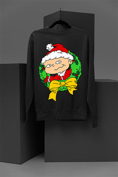 UGLY Retro Rugrats Phil Christmas Sweatshirt | 90s Cartoon Holiday Sweater | Phil DeV