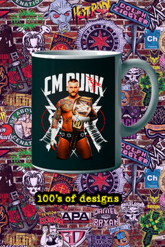 CM PUNK 11oz Mug | WWE Superstar Design by CM PUNK