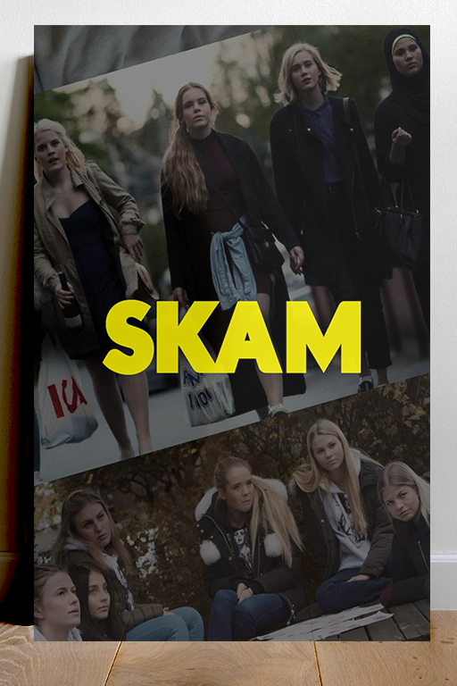 Skam Gloss Poster | Eva Mohn Design | TV Show Skam Art Print | Premium Quality