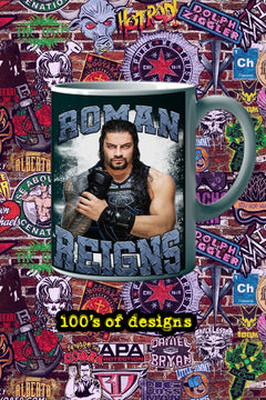 Roman Reigns 11oz Mug Pro Wrestling Superstar The Big Dog Merchandise Gift | WWE Champion Unique Coffee Cup Decor