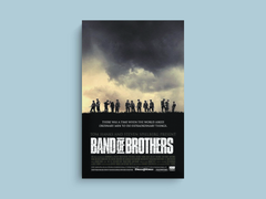 Band of Brothers Canvas Print featuring Tom Hanks | Steven Spielberg | WWII | Historical TV Show Art