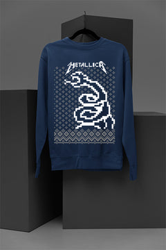 UGLY Metallica "Master of Christmas" Sweatshirt | Ugly Metallica Christmas Design | Retro