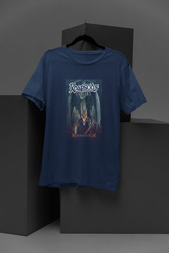 Rhapsody Of Fire Dark Wings of Steel | Band Tee | Epic Fantasy Metal | Symphony of Enchanted Lands Era | Power Metal Tee | Dark Wings of Steel Design | Rhapsody of Fire Inspired Shirt