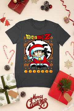 KIDS UGLY Dragon Ball Z Goku Christmas T-Shirt | Kids Christmas Ugly Design | Dragon