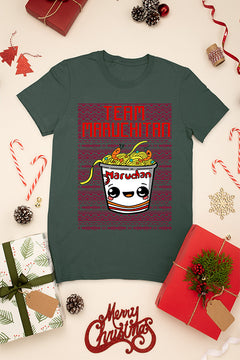 UGLY Crazy Maruchitan Ramen Box Happy Face Christmas T-Shirt | Funny Ugly Design |