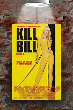 Kill Bill Vol 1 Uma Thurman Premium Gloss Poster | Quentin Tarantino Film Art Print