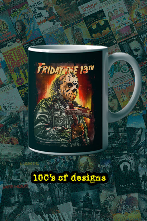 Halloween Friday the 13th 11oz Mug | Horror Film Poster Design